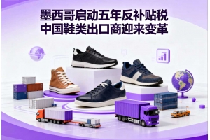 墨西哥啟動五年反補貼稅 中國鞋類出口商迎來變革