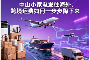 中山小家電發(fā)往海外，跨境運費如何一步步降下來