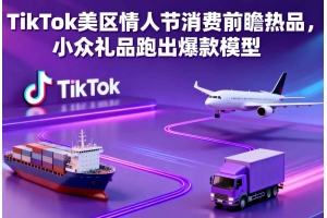 TikTok美區情人節消費前瞻熱品，小眾禮品跑出爆款模型
