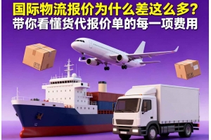 國際物流報價為什么差這么多？帶你看懂貨代報價單的每一項費用